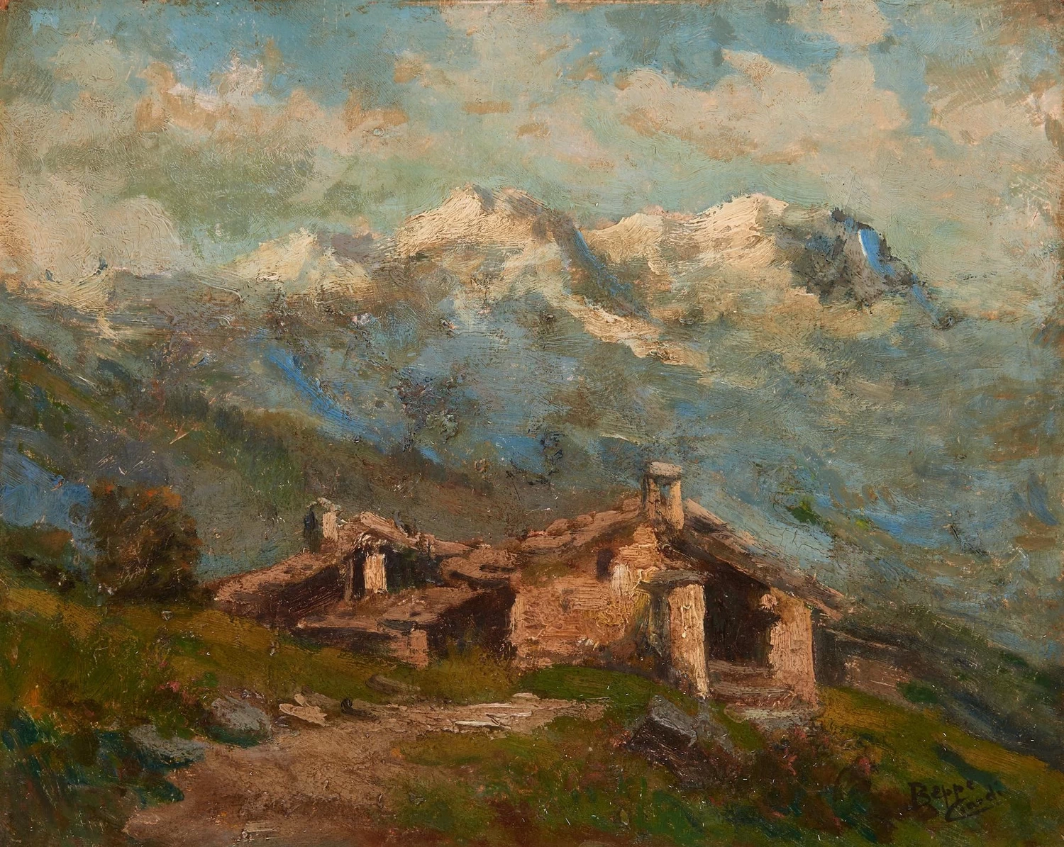 Paesaggio a Sappada, 1897
